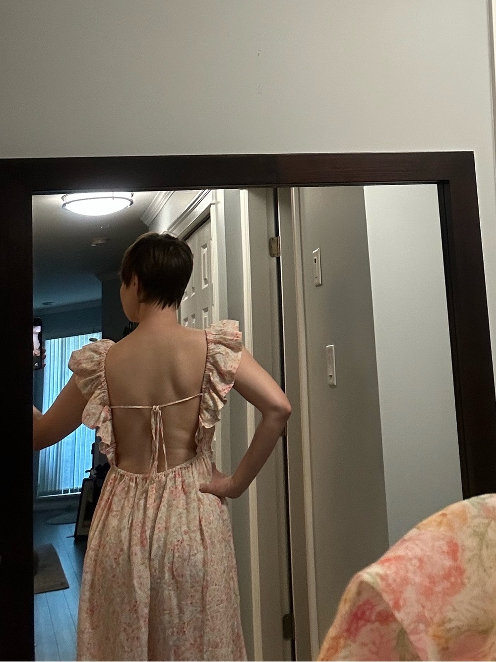 Floral Ruffle Maxi Dress - Picture 9 of 9